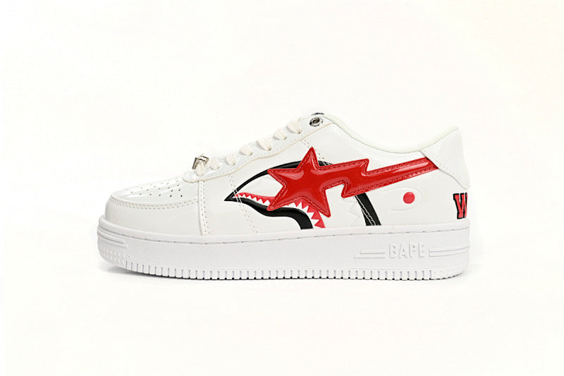 A Bathing Ape BAPE STA Low - White Shark