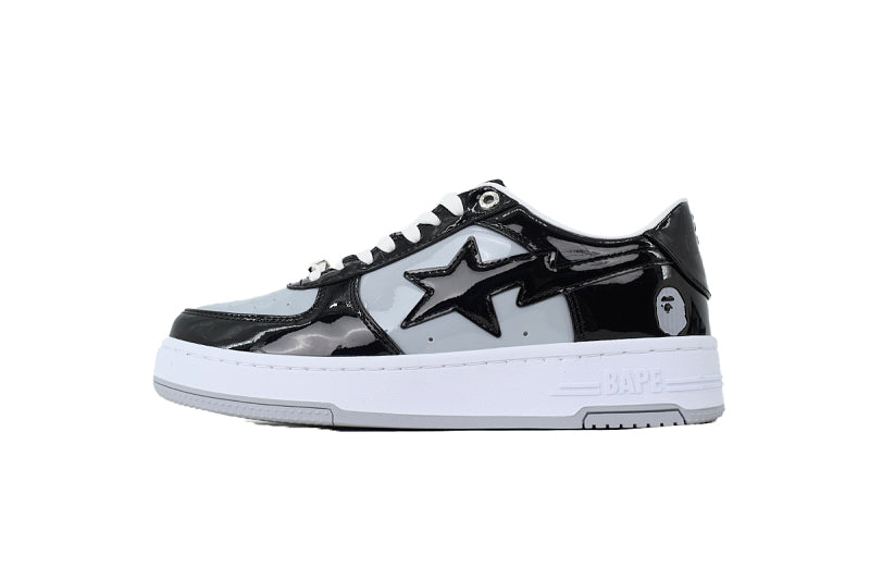 A Bathing Ape BAPE STA Low - Black Light Gray