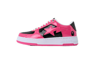 A Bathing Ape BAPE STA Low - Red Black Rose Red — image 1