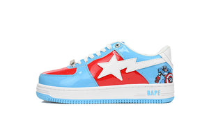 A Bathing Ape BAPE STA Low - Captain America — image 1
