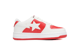 A Bathing Ape BAPE STA Low - Red And White — image 2