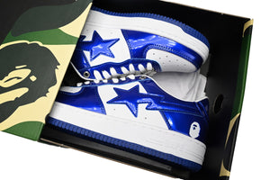A Bathing Ape BAPE STA Low - Blue and White Mirror Finish — image 2