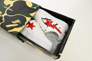 A Bathing Ape BAPE STA Low - White Shark — image 2