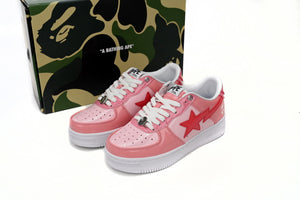 A Bathing Ape BAPE STA Low - Pink Paint Leather — image 3