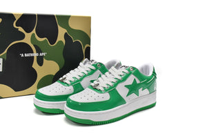 A Bathing Ape BAPE STA Low - White Green — image 3