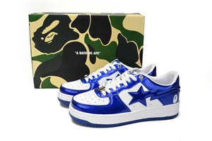 A Bathing Ape BAPE STA Low - Blue and White Mirror Finish — image 3