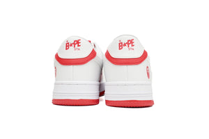 A Bathing Ape BAPE STA Low - Red And White — image 3