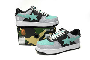 A Bathing Ape BAPE STA Low - Grey Black Green — image 4