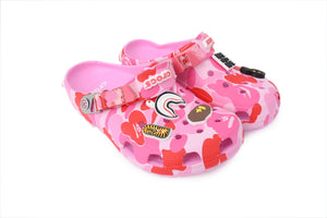BAPE x Crocs Classic Clog ABC Camo - Pink — image 5