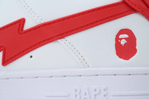 A Bathing Ape BAPE STA Low - Red And White Big Star — image 5