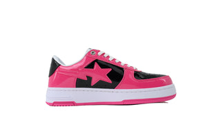 A Bathing Ape BAPE STA Low - Red Black Rose Red — image 7