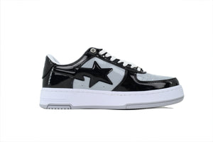 A Bathing Ape BAPE STA Low - Black Light Gray — image 7