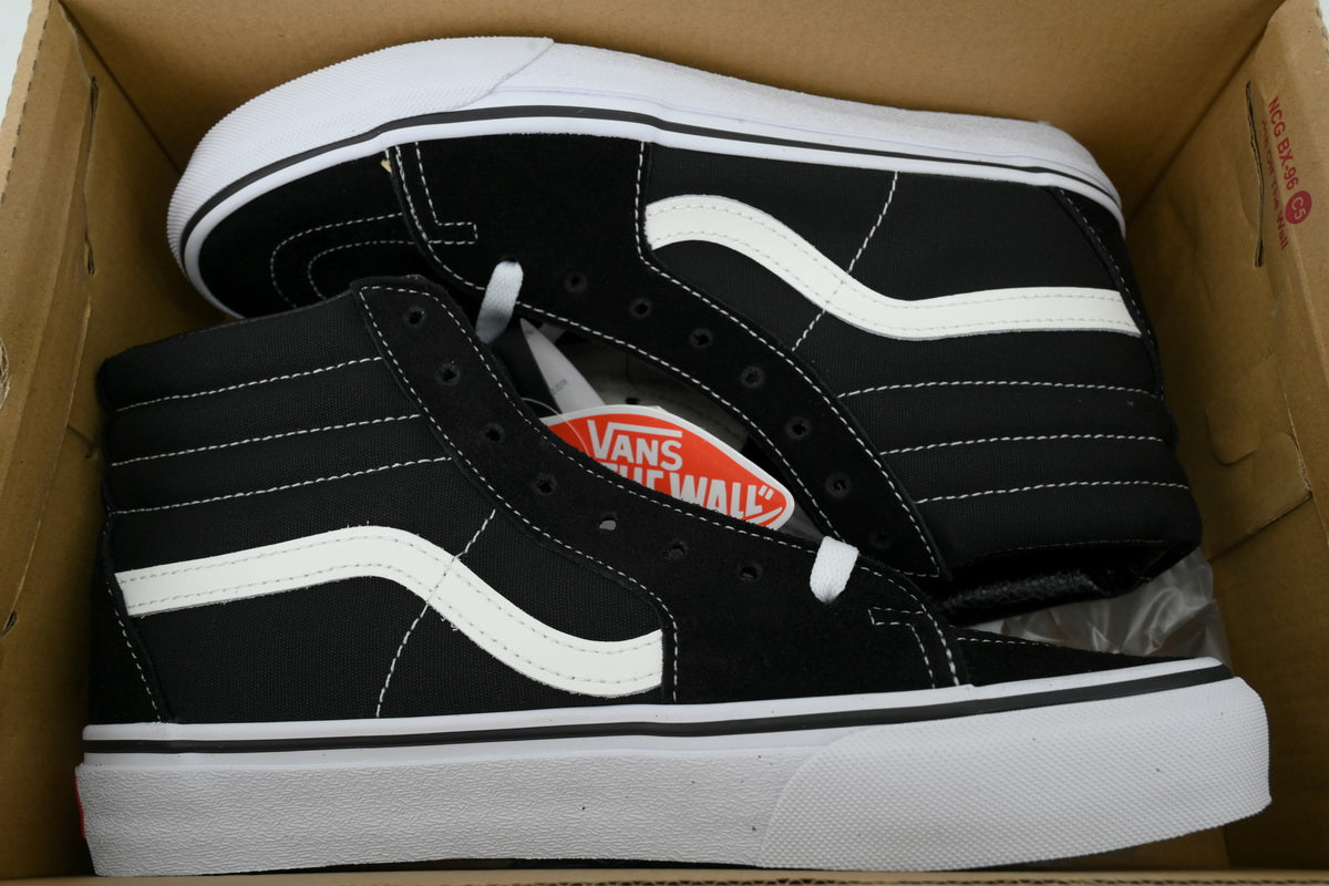 086V Sk8 - Hi Black White
