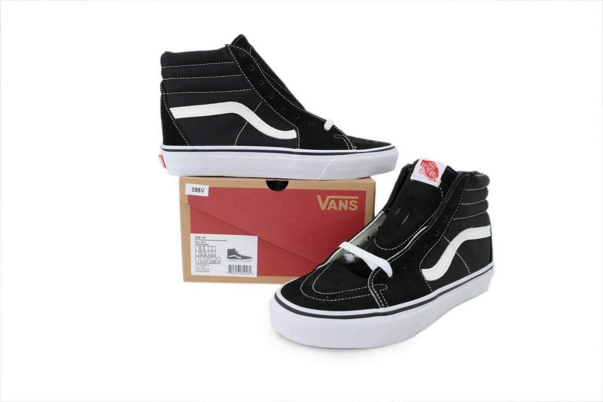 086V Sk8 - Hi Black White