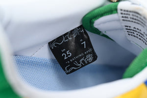 A Bathing Ape BAPE STA Low - Black Yellow Green Orchid — image 8