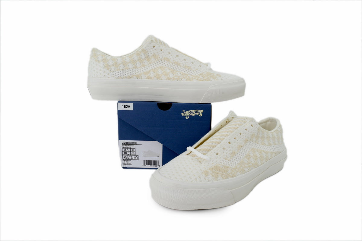 162V Premium Old Skool Knit "True White/Beige