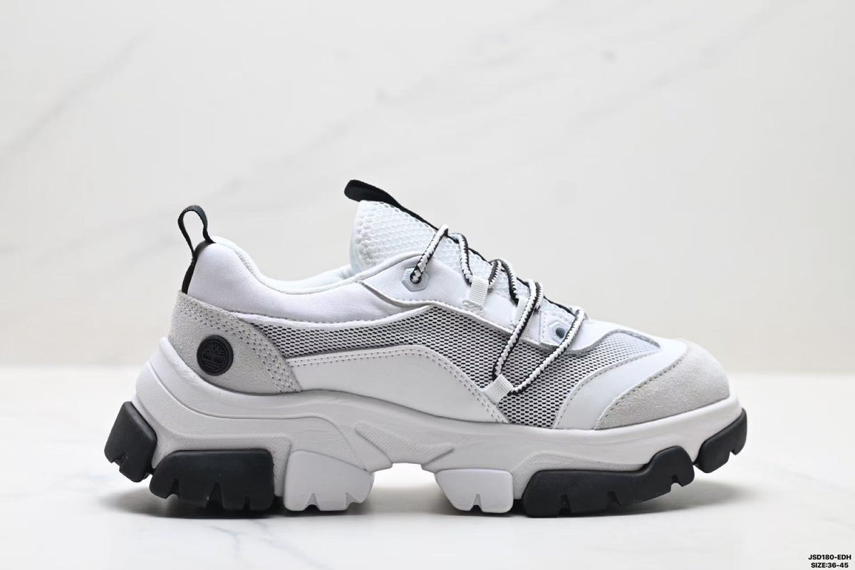 Boot - Low top Hiking White and Black