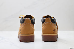 Low-top combat boots, classic Yellow boots — image 2