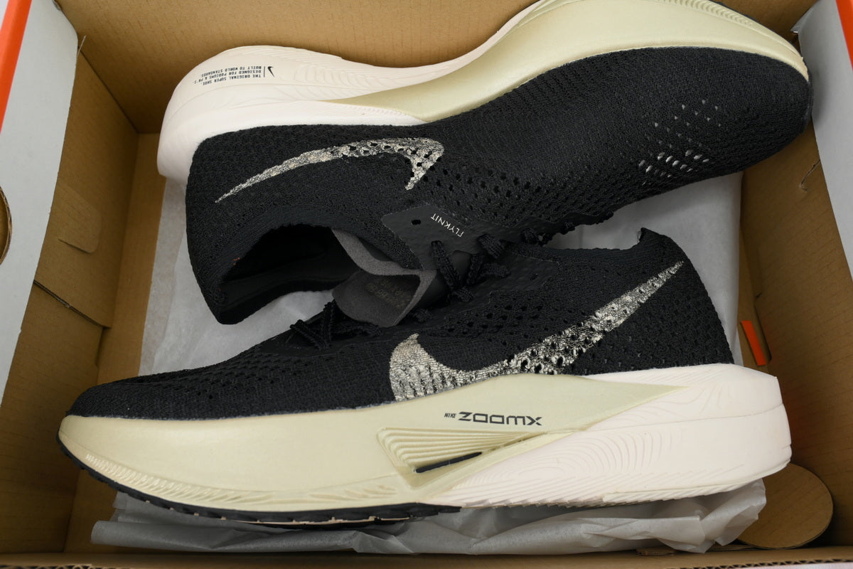5 3 ZoomX VaporFly Next% 3 'Black Metallic Gold Grain