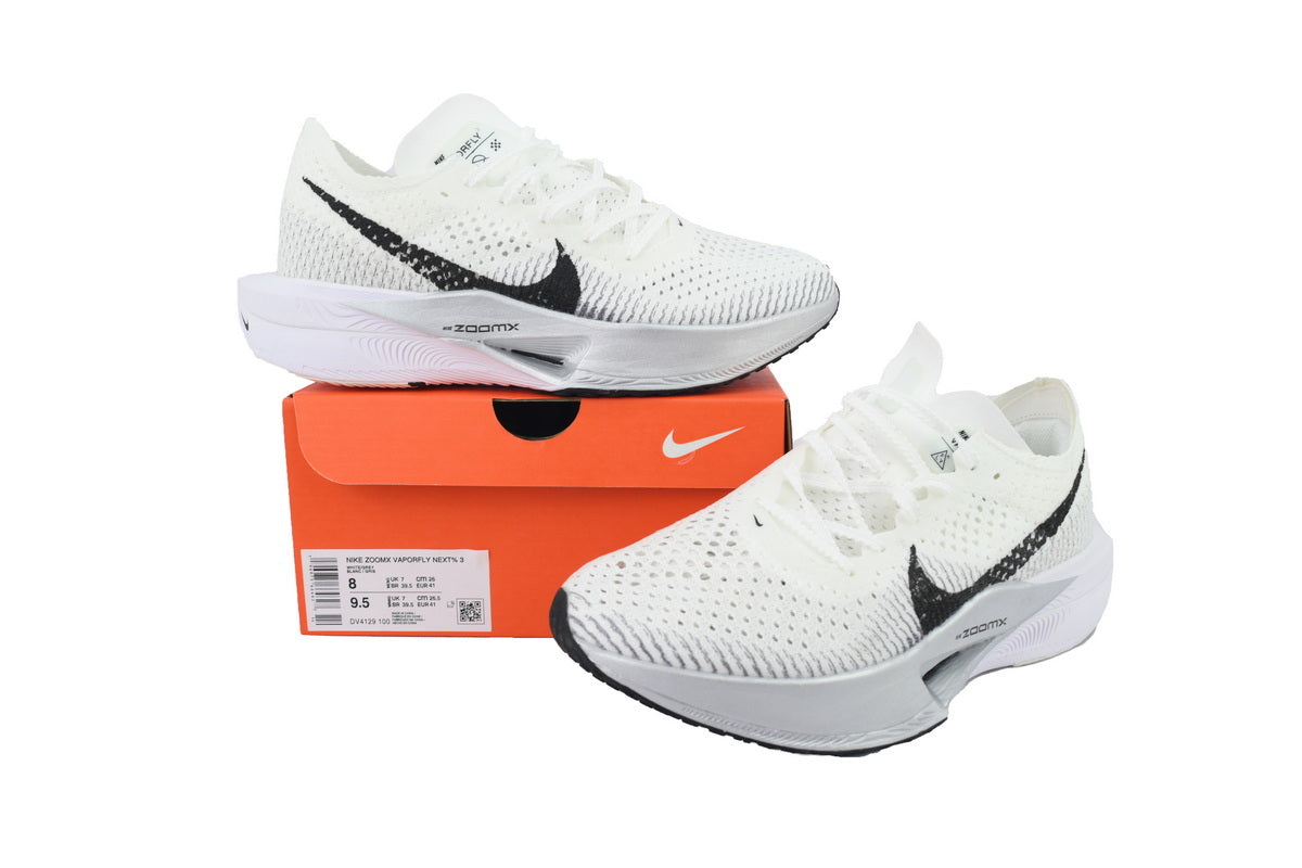 3 3 ZoomX VaporFly Next% 3 'White Particle Grey