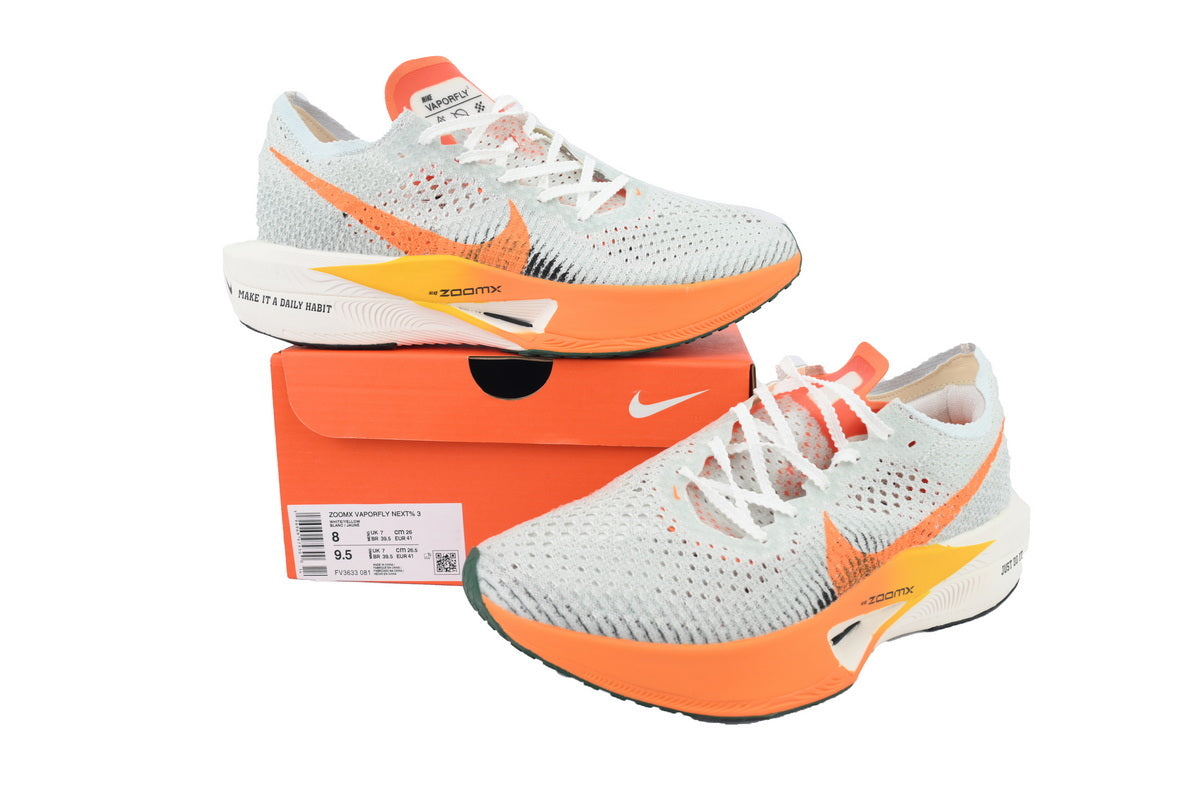 8 3 ZoomX VaporFly Next% 3 'Sea Glass Bright Mandarin