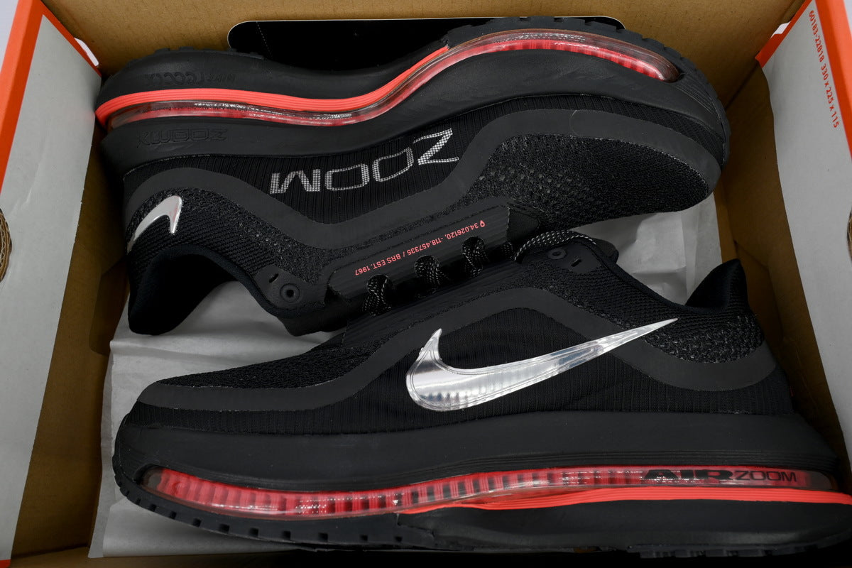 003 Air Zoom Pegasus Pegasus Premium 'Black Bright Crimson