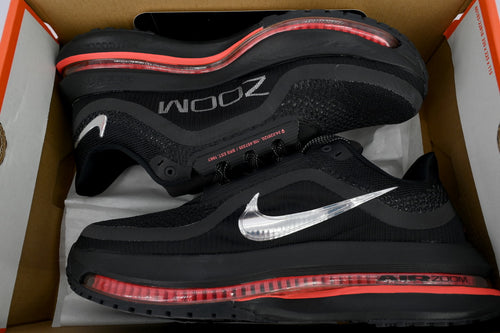 003 Air Zoom Pegasus Pegasus Premium 'Black Bright Crimson