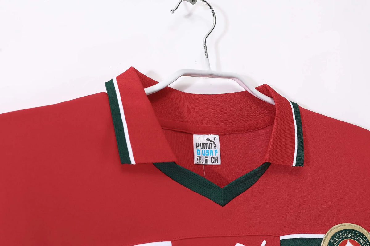 maillot de foot rétro équipe nationale du Maroc 1998