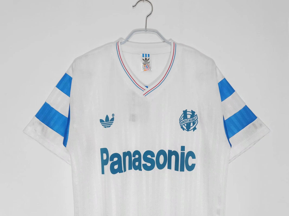 maillot de foot rétro olympique de Marseille 1990