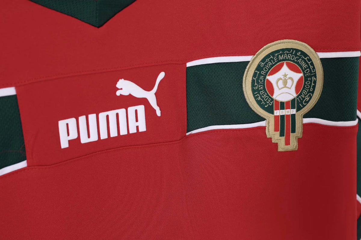maillot de foot rétro équipe nationale du Maroc 1998