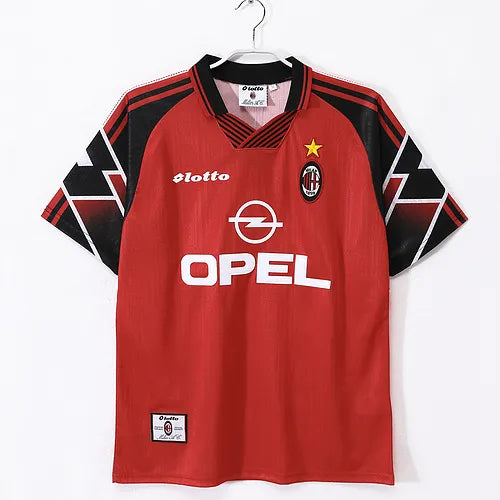 maillot de foot rétro Milan ac 1997/1998